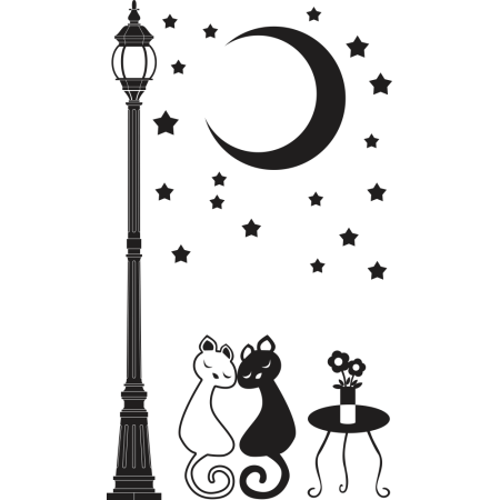 Cica romantika - Falmatrica / Faltetoválás