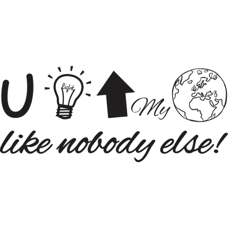 You Light Up My World - Falmatrica / Faltetoválás