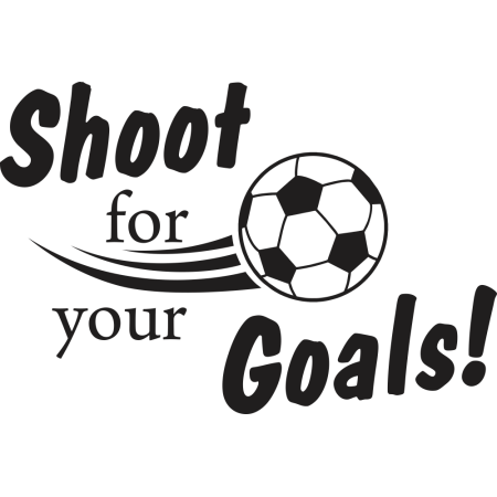 Shoot for your goals - Falmatrica / Faltetoválás