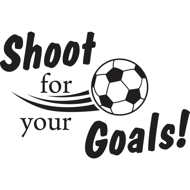 Shoot for your goals - Falmatrica / Faltetoválás