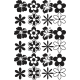 Hawaii virágok - Matrica csomag - Falmatrica / Faltetoválás -