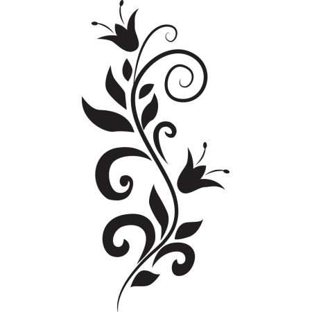 Nyíló liliom - Falmatrica / Faltetoválás