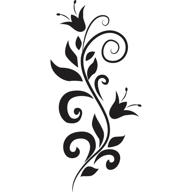 Nyíló liliom - Falmatrica / Faltetoválás