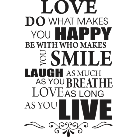 Love as long as you live - Falmatrica / Faltetoválás