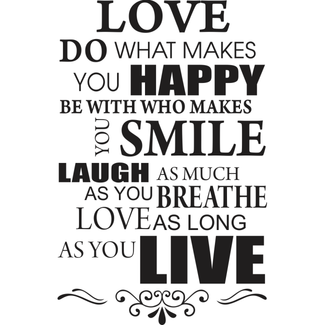 Love as long as you live - Falmatrica / Faltetoválás