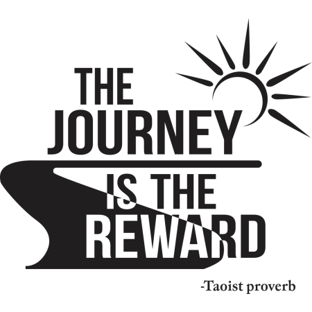 The journey is the reward - Falmatrica / Faltetoválás