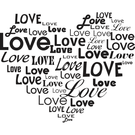 Heart of LOVE - Falmatrica / Faltetoválás -