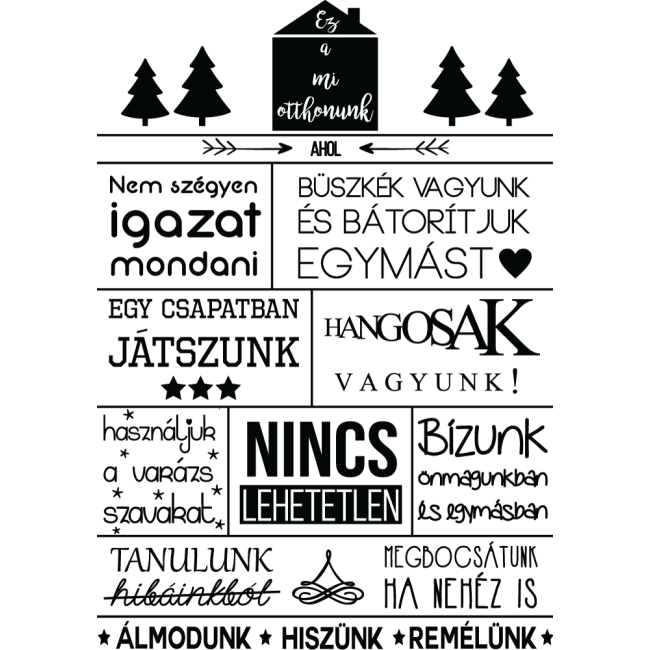 Ez a mi otthonunk - Falmatrica / Faltetoválás -