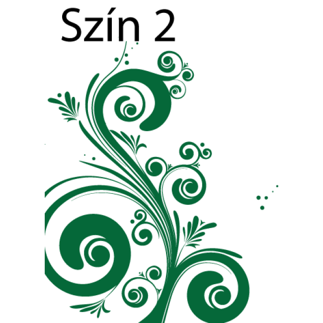 Virág szimbólum - MultiColor - Falmatrica / Faltetoválás