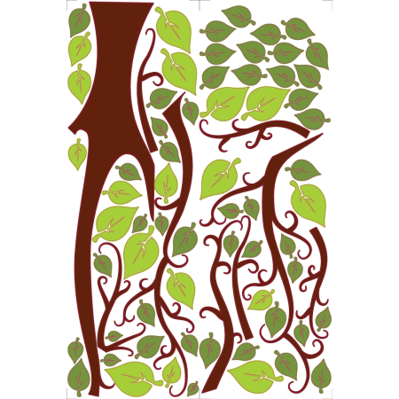 Fa az emlékeinknek - Színes matrica csomag