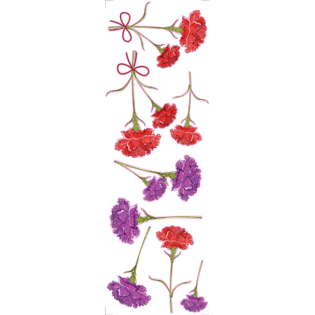 Szegfük - Színes matrica csomag