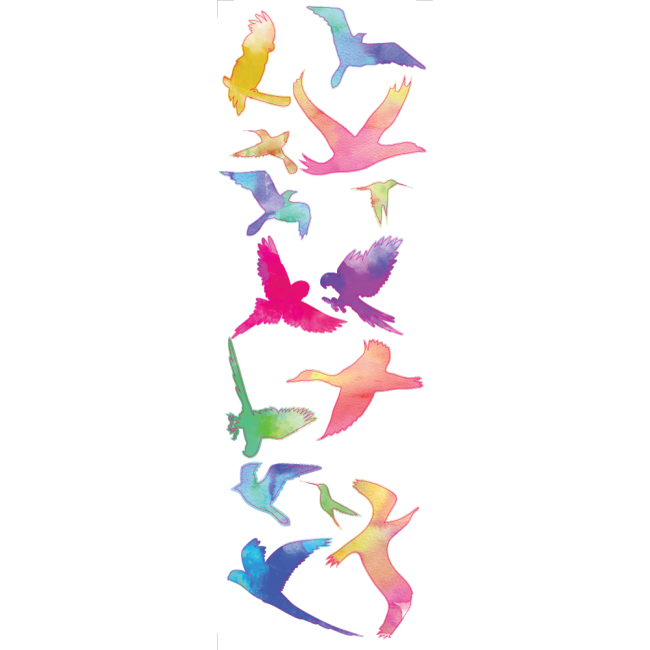 Color-birds - Színes matrica csomag