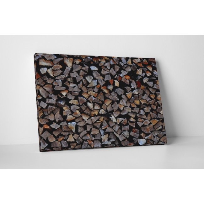 Felhasított fadarabok