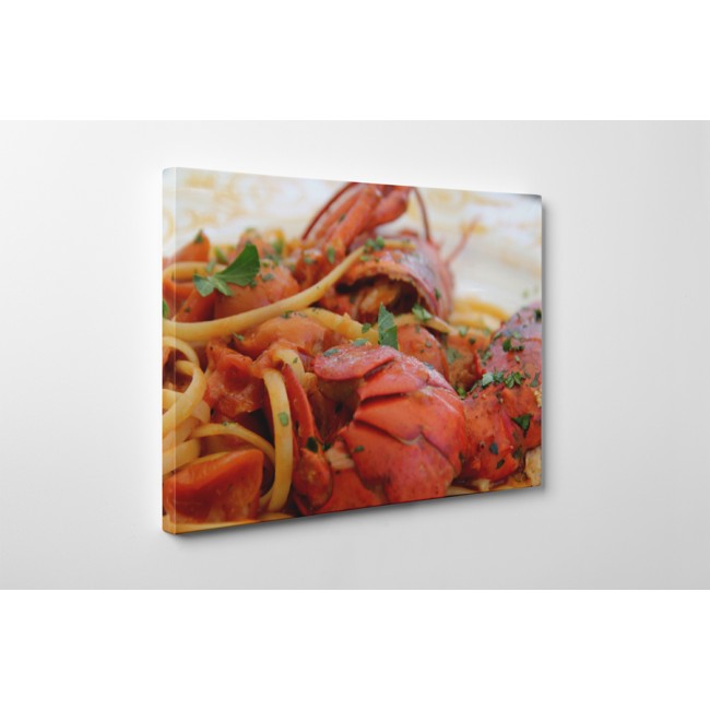 Garnéla spagettivel