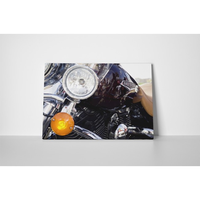 Krómozott Harley Davidson