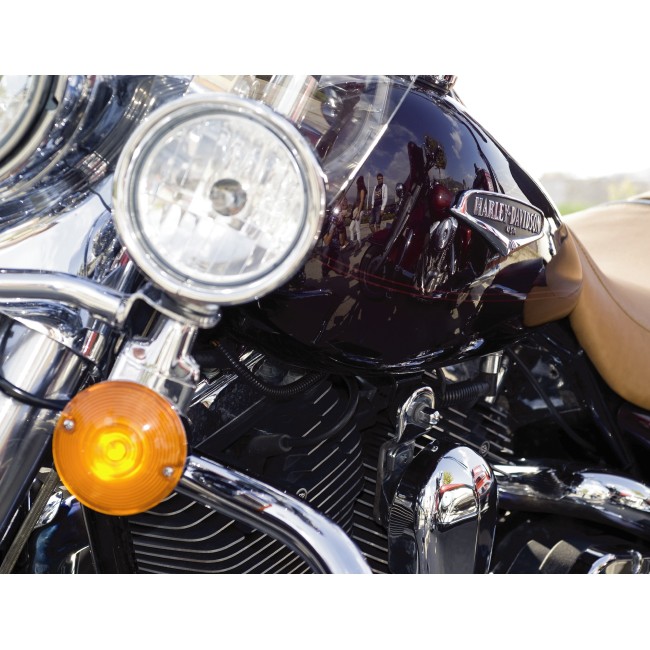 Krómozott Harley Davidson