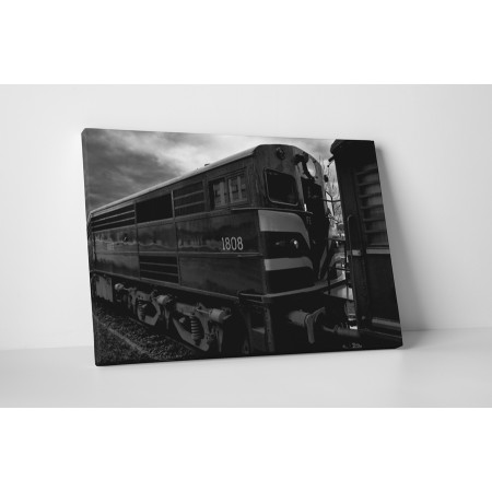 Fekete - fehér mozdony