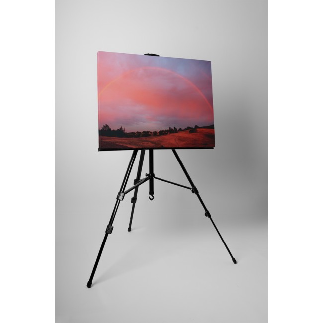 Szivárvány a naplementében