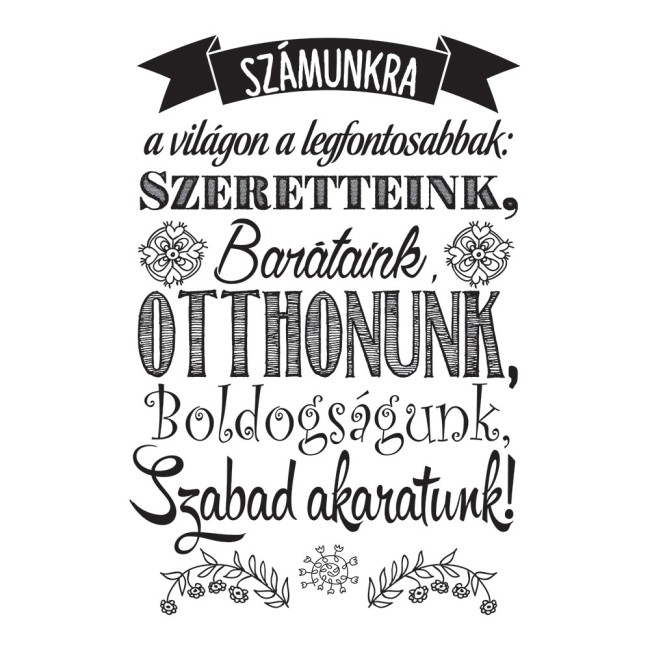 Szeretteink, barátaink, otthonunk