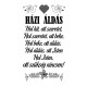 Házi áldás (Fekete - Fehér)