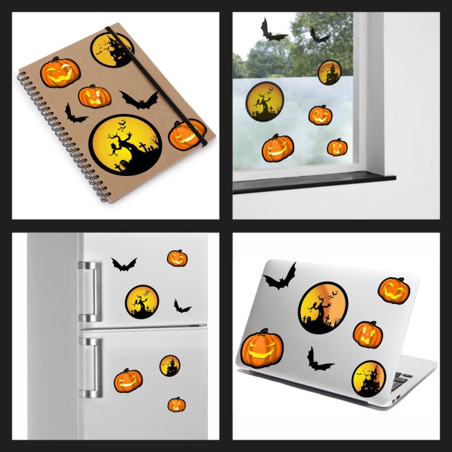 Rémisztő Halloween - Matrica csomag