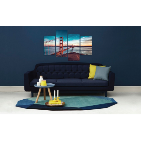 Többrészes vászonkép - A csodálatos Golden Gate híd