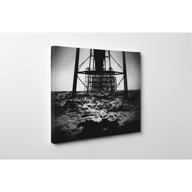 Olajfúró torony az óceánon