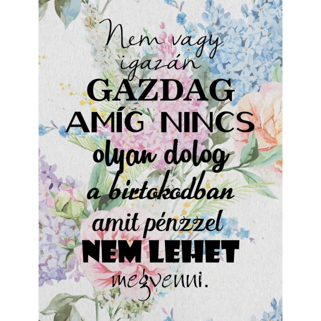 Nem vagy igazán gazdag