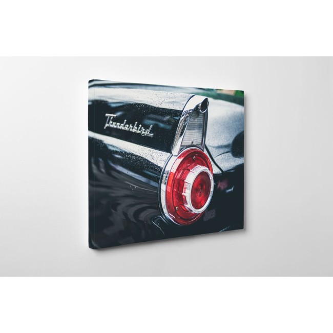 Fekete retró autó stoplámpa