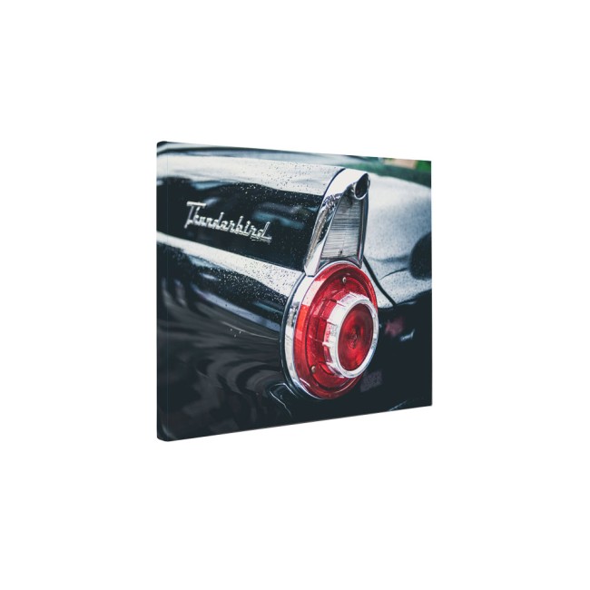 Fekete retró autó stoplámpa