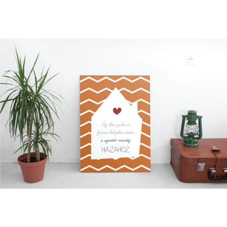 A szeretet hazahoz - 45x60 cm - Vászonkép