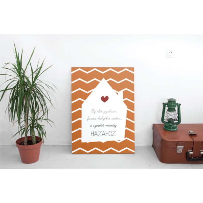 A szeretet hazahoz - 45x60 cm - Vászonkép