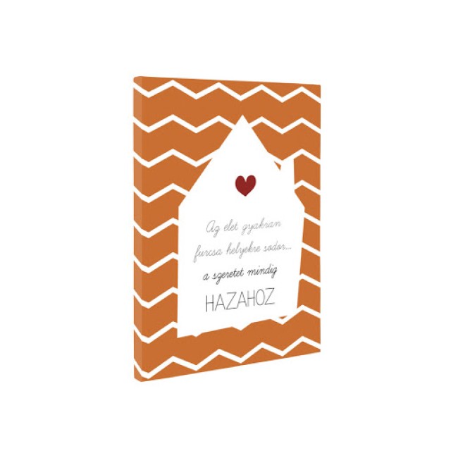 A szeretet hazahoz - 45x60 cm - Vászonkép