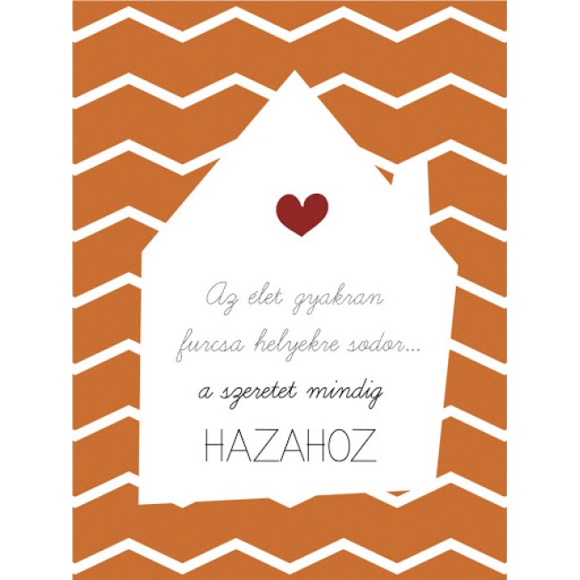 A szeretet hazahoz - 45x60 cm - Vászonkép