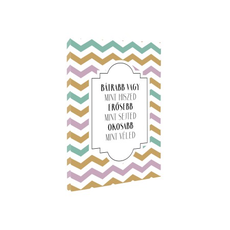 Bátrabb vagy - 35x45 cm - Vászonkép