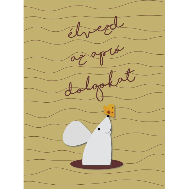 Élvezd az apró dolgokat - 45x60 cm - Vászonkép