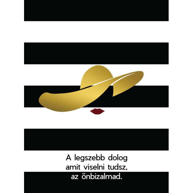 Az önbizalmad - 45x60 cm - Vászonkép