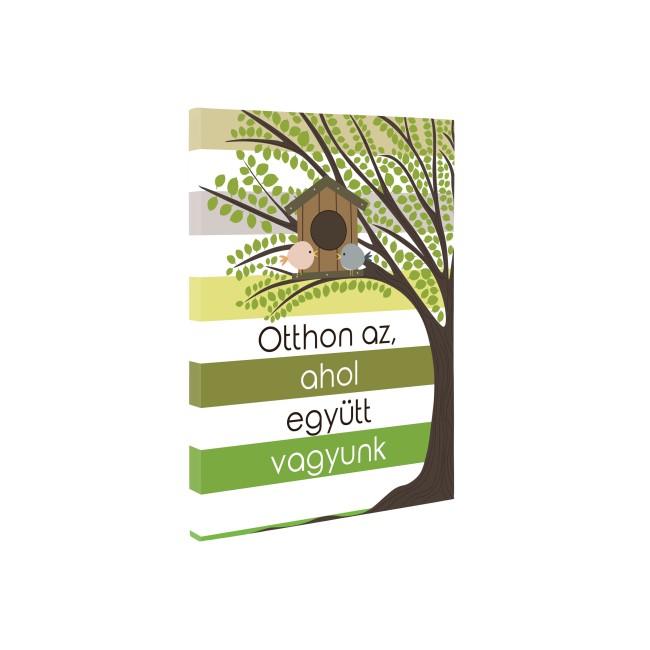 Ahol együtt vagyunk - 45x60 cm - Vászonkép