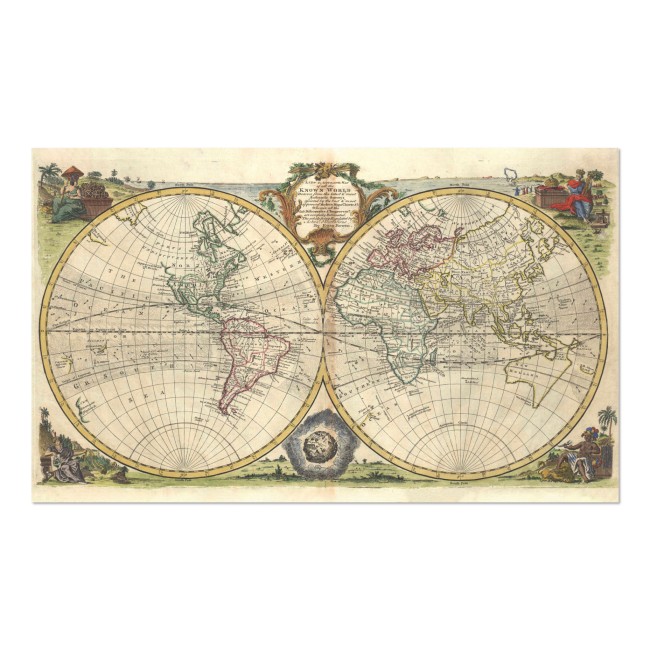 Az ismert világ - 40x70 - Vászonkép