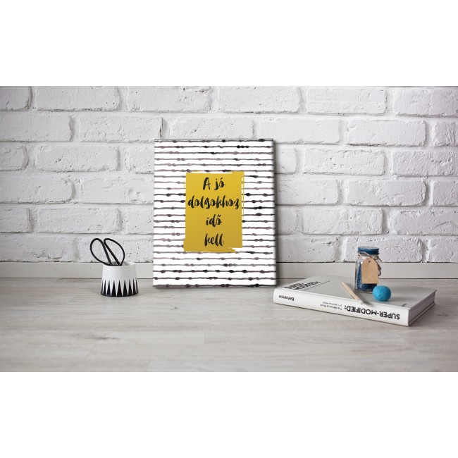 A jó dolgokhoz idő kell