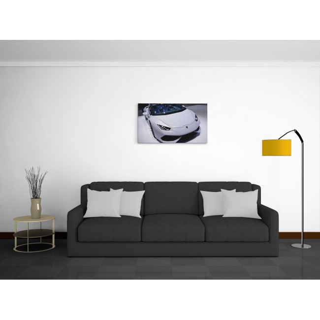 Hófehér Lamborghini Aventador