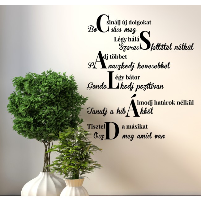 Család - Falmatrica / Faltetoválás