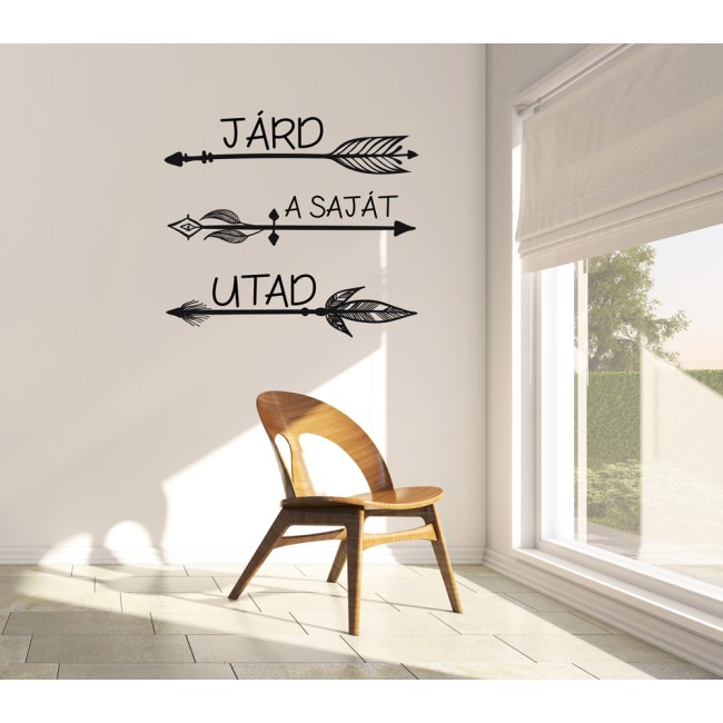 Járd a saját utad - Falmatrica / Faltetoválás