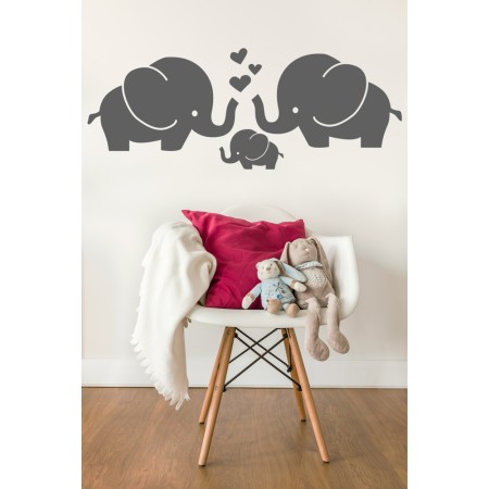 Elefánt szeretet - Falmatrica / Faltetoválás