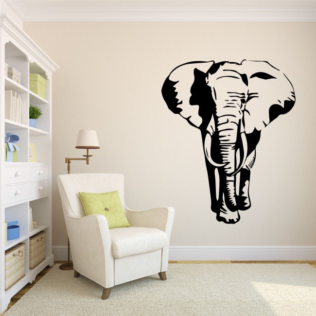 Jön az elefánt - Falmatrica / Faltetoválás