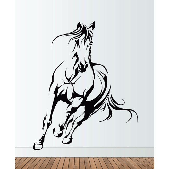 Száguldó paripa - Falmatrica / Faltetoválás