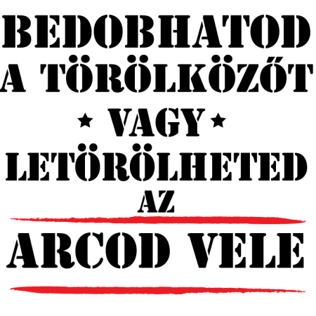 Bedobhatod a törölközőt - Falmatrica / Faltetoválás