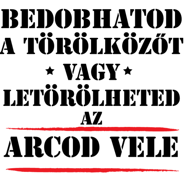 Bedobhatod a törölközőt - Falmatrica / Faltetoválás