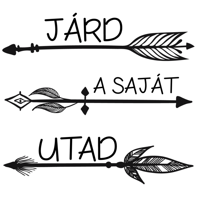 Járd a saját utad - Falmatrica / Faltetoválás