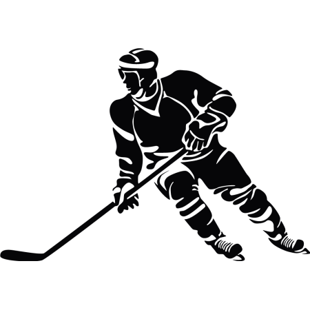 Hockey játékos - Falmatrica / Faltetoválás